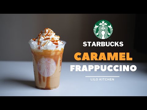 Cách làm Caramel Frappuccino tại nhà | Starbucks Caramel Frappuccino | Lilo Kitchen