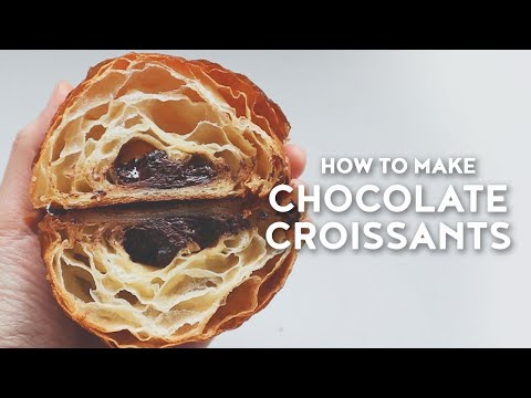 How to make Chocolate Croissants | Pain au Chocolat | Chocolatine Recipe