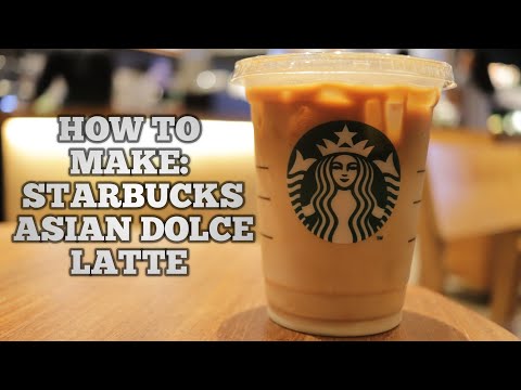 CARA MEMBUAT STARBUCKS ASIAN DOLCE LATTE (ENGLISH SUB)
