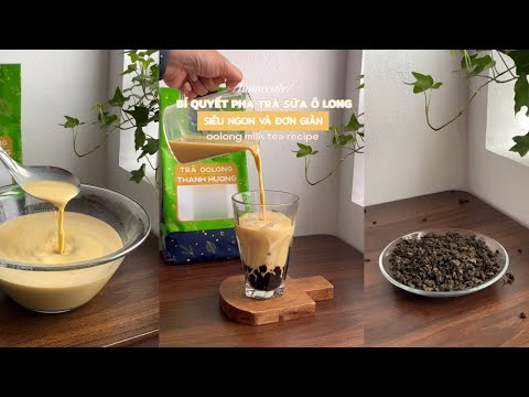 Bí quyết pha Trà Sữa Ô Long siêu ngon và đơn giản | Oolong Milk Tea Recipe | Lilo Kitchen