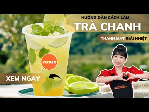 Hướng Dẫn Cách Làm Trà Chanh - How To Make Lemon Tea | Nhi Vinbar