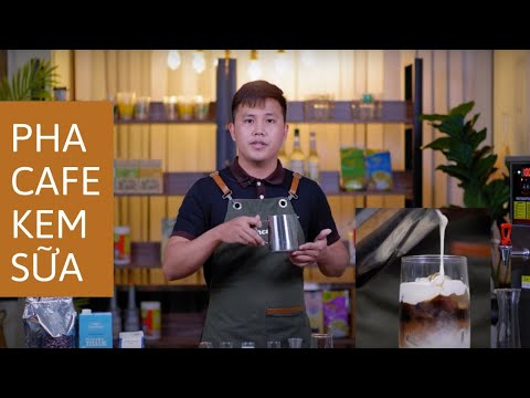 Cách Pha Chế Cà Phê Kem Sữa Béo Ngậy