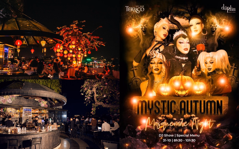 Quan Ca Phe Trang Tri Halloween Tai Ha Noi (4)