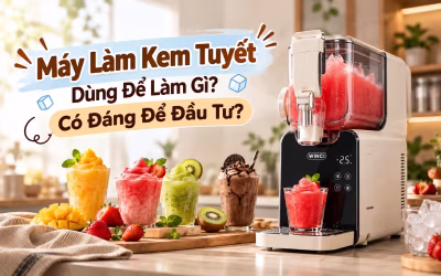 Máy Làm Kem Tuyết Dùng Để Làm Gì? Có Đáng Để Đầu Tư?